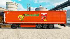 La piel de Kinder Em-eukal en semi para Euro Truck Simulator 2