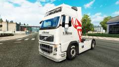 Viking Express de la piel para camiones Volvo para Euro Truck Simulator 2