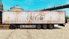 La piel de Coca-Cola en rusty remolques para Euro Truck Simulator 2