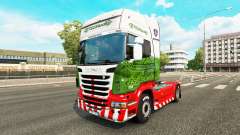 La piel ETS2Studio en el tractor Scania para Euro Truck Simulator 2