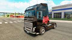 El infierno de Fondos de la piel para camiones Volvo para Euro Truck Simulator 2