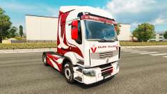 La piel Metálica para tractor Renault para Euro Truck Simulator 2