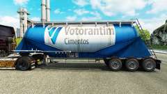 La piel Votorantim cemento semi-remolque para Euro Truck Simulator 2