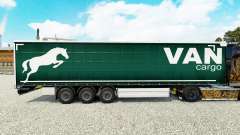 La piel en una cortina de Carga Van semi-trailer para Euro Truck Simulator 2