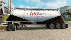 La piel AfriSam cemento semi-remolque para Euro Truck Simulator 2