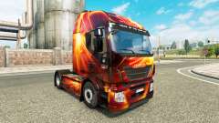 El fuego de Efecto piel de Iveco tractora para Euro Truck Simulator 2