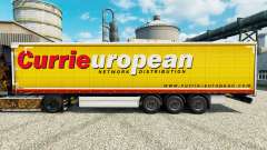 La piel Curry sobre la orden Europea de remolques para Euro Truck Simulator 2