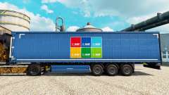 La piel BASF Societas Europaea en semi para Euro Truck Simulator 2