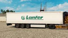 La piel Lanfer Logística para remolques para Euro Truck Simulator 2