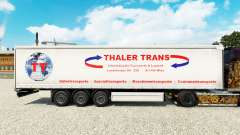La piel Thaler Trans en una cortina semi-remolque para Euro Truck Simulator 2
