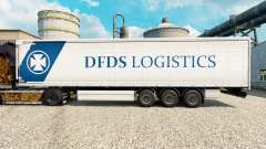DFDS Logística de la piel para remolques para Euro Truck Simulator 2