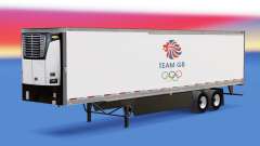 La piel de Equipo GB en refrigerada semi-remolque para American Truck Simulator