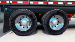 Llantas de cromo plateado de semi-remolques para American Truck Simulator