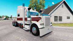 El Caballero Blanco de la piel para el camión Peterbilt 389 para American Truck Simulator