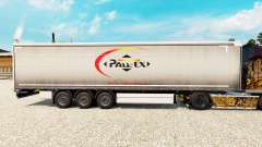 La piel de Pall-Ex a la cortina semi-remolque para Euro Truck Simulator 2