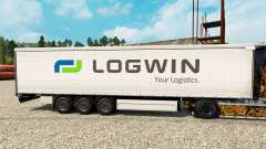 Logwin de la piel para remolques para Euro Truck Simulator 2