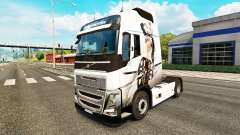 Sexy Fantasía de la piel para camiones Volvo para Euro Truck Simulator 2