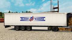 La piel Nijhof Wassink en semi para Euro Truck Simulator 2