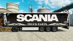 La piel Scania Truck Partes de la oscuridad a la semi para Euro Truck Simulator 2