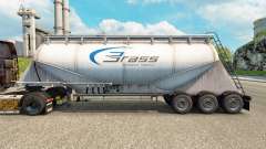 La piel de Latón de Transporte de cemento semi-remolque para Euro Truck Simulator 2