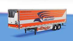La piel de Entrega Express para remolques para American Truck Simulator