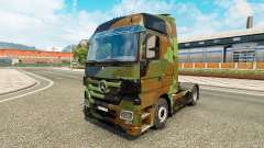 La piel de Camuflaje en camión Mercedes-Benz para Euro Truck Simulator 2
