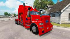 La piel de Arizona, estados UNIDOS Roja tractor Peterbilt 389 para American Truck Simulator