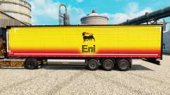 La piel Eni para remolques para Euro Truck Simulator 2