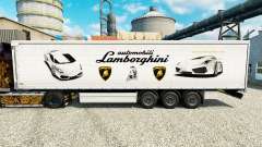 La piel Lamborghini semi-remolques para Euro Truck Simulator 2