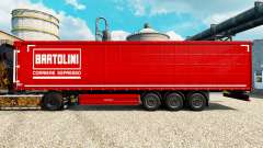La piel Bartolini en semi para Euro Truck Simulator 2