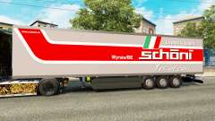 El semirremolque-el refrigerador Schoni Logística para Euro Truck Simulator 2