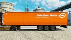 Skin Gebruder Blanco on semi para Euro Truck Simulator 2
