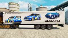 La piel Subaru semi para Euro Truck Simulator 2