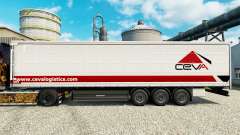 Ceva Logistics piel para remolques para Euro Truck Simulator 2