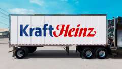 La piel de Kraft Heinz en un pequeño remolque para American Truck Simulator
