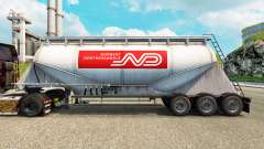La piel Norbert cemento semi-remolque para Euro Truck Simulator 2