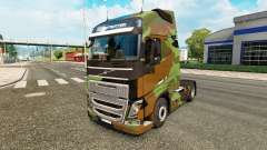 De camuflaje de piel para camiones Volvo para Euro Truck Simulator 2