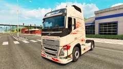 Piel sangrienta para camiones Volvo para Euro Truck Simulator 2