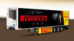 Semi-remolque frigorífico Chereau Pirelli para Euro Truck Simulator 2