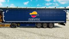 Repsol v2 piel para remolques para Euro Truck Simulator 2