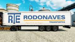 El RTE Rodonaves Transportes de la piel para remolques para Euro Truck Simulator 2