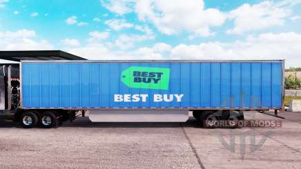 La piel de Best Buy trailer extendido para American Truck Simulator