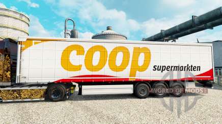 La piel Coop remolques para Euro Truck Simulator 2