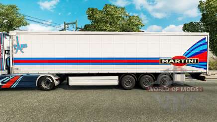 La piel Martini Rancing para remolques para Euro Truck Simulator 2