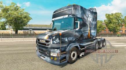 Dragon v2 de la piel para camión Scania T para Euro Truck Simulator 2