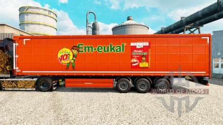 La piel de Kinder Em-eukal en semi para Euro Truck Simulator 2