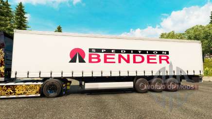 La piel Spedition Bender en semi para Euro Truck Simulator 2