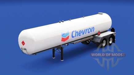 La piel de Chevron en el tanque de gas semi-remolque para American Truck Simulator