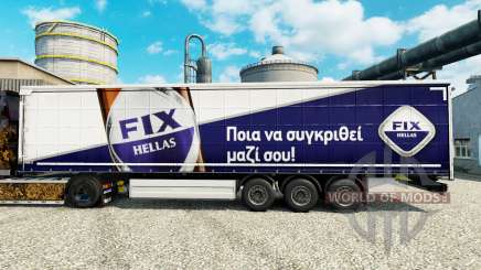 La piel de Revisión Hellas en semi para Euro Truck Simulator 2