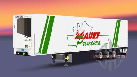 Semirremolque refrigerado EN Maury Primeurs para Euro Truck Simulator 2